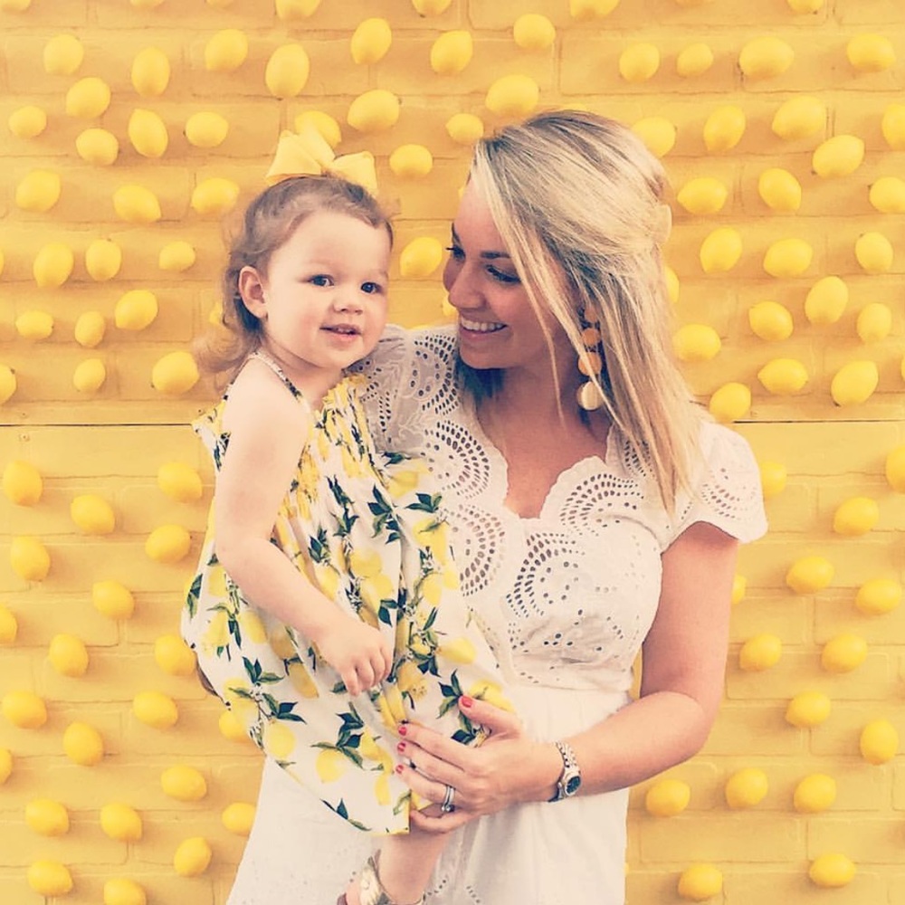 Dolce & Gabbana lemon citrus little girls dress